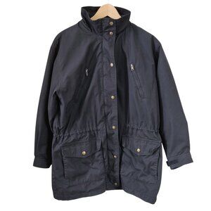 Eddie Bauer Ladies Black Waterproof Coat Small